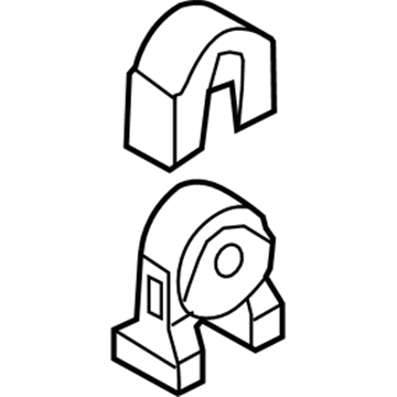 Hyundai 21930-3K000 Bracket Assembly-Roll Stopper, Rear