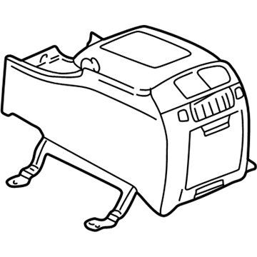 GM 15075796 Compartment Asm-Front Floor *Shale