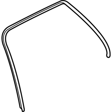 GM 25790859 Channel Asm-Rear Side Door Window (Secondary)