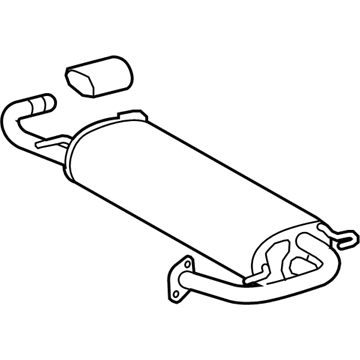 Toyota 17430-0V012 Muffler