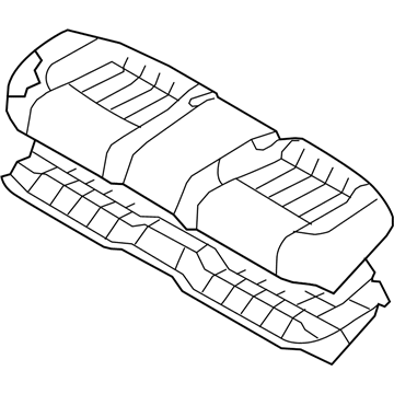 Kia 891003T020KBL Cushion Assembly-Rear Seat