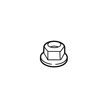 BMW 41-24-8-147-832 Hex Nut With Flange