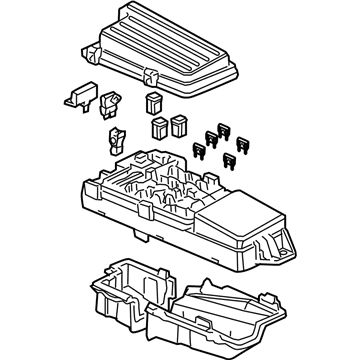 Acura 38250-SEP-A11 Box Assembly, Relay