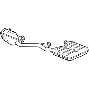 Mopar 4581868AG Exhaust Muffler And Resonator