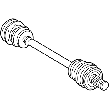 Mopar 5127473AA Axle-Axle Half