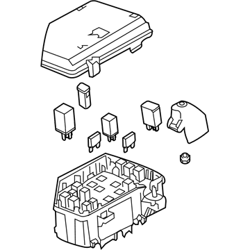 GM 23436809 Fuse & Relay Box