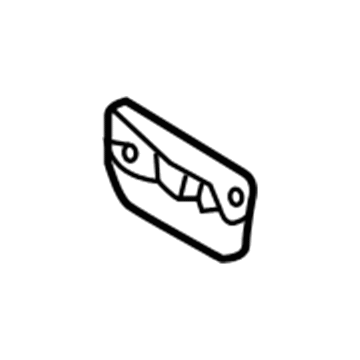Hyundai 87765-D2000 Deflector-Rear, LH