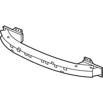 Acura 71130-TGV-A02 Beam Complete, Front Bumper
