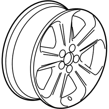 GM 42671503 Wheel, Alloy