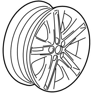 GM 42671505 Wheel, Alloy