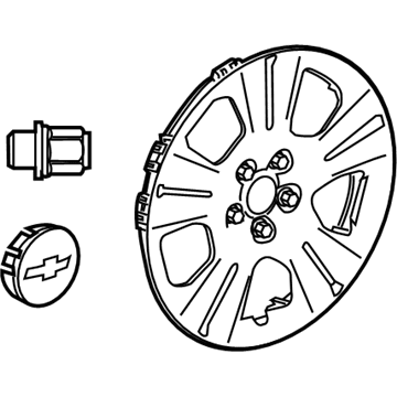 GM 95240286 Wheel Cover