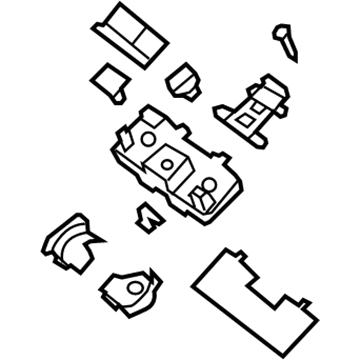 Nissan 26430-ET000 Lamp Assembly-Map