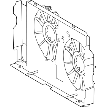 Toyota 16711-0V211 Fan Shroud