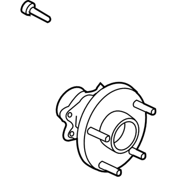 Nissan 40202-ZM70A Hub Assembly-Road Wheel, Front