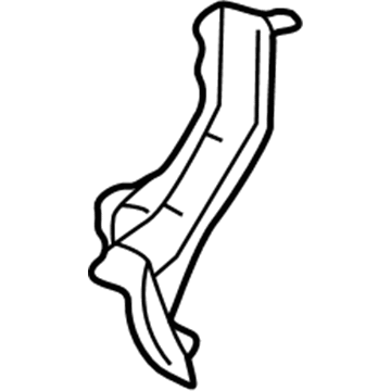 Honda 60411-S9A-A00ZZ Bulkhead, Right Front Side