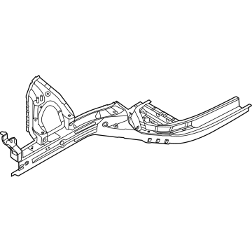 Hyundai 64601-L0000 Member Assembly-Front Side, LH