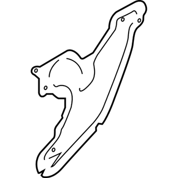 Honda 72861-TLA-A01 Seal, L. RR. Door Hole