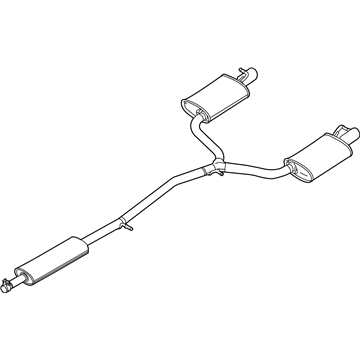 Ford JB5Z-5230-B Muffler