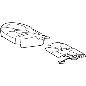 Toyota 71071-07161-C3 Cushion Cover
