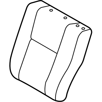 Toyota 71078-47100-B0 Rear Seat Back Cover, Left (For Separate Type)