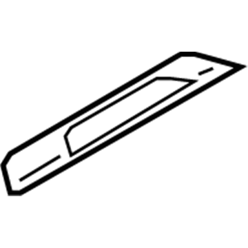 Hyundai 85878-D3000-TRY Trim Assembly-Rear Door Step, LH