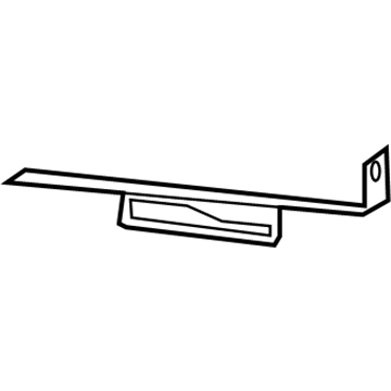 Nissan 85223-CD000 Bracket-Rear Bumper Side, LH
