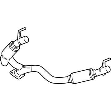 GM 84707619 Rear Muffler