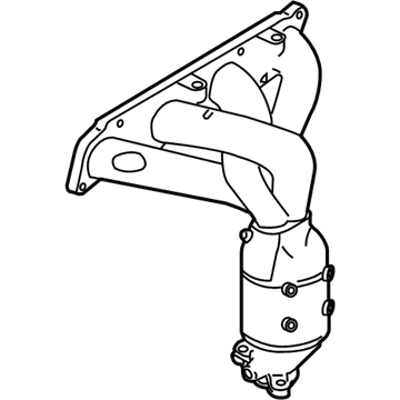 Nissan 14002-EA00A Exhaust Manifold With Catalytic Converter Passenger Side