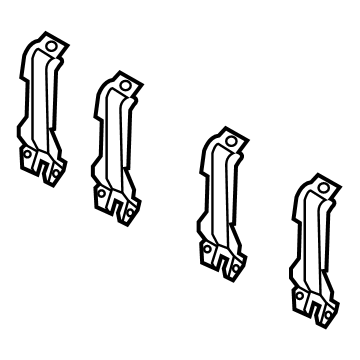 Kia 37556G2000 Bracket-Luggage Trim Guide