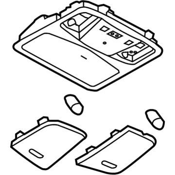 Nissan 26430-1JA1A Lamp Assembly Map