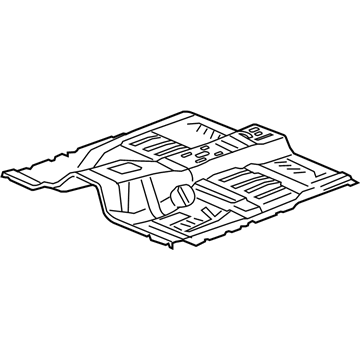 Mopar 55112552AA Pan-Front Floor