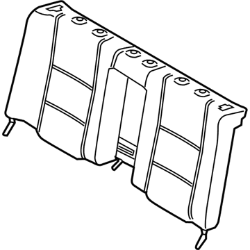 Lexus 71507-30270 Pad Sub-Assembly, Rear Seat