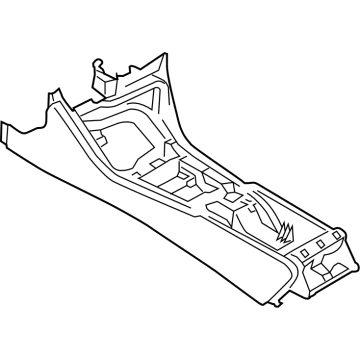 BMW 51-16-6-996-348 CENTER CONSOLE