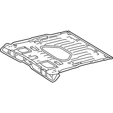 Toyota 58311-42010 Rear Floor Pan