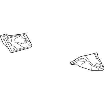 Lexus 12311-50150 Bracket, Engine Mounting, Front NO.1 RH