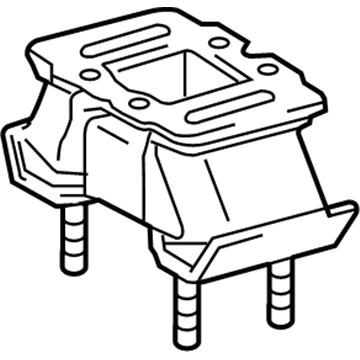 Lexus 12371-31070 Insulator, Engine Mounting, Rear NO.1