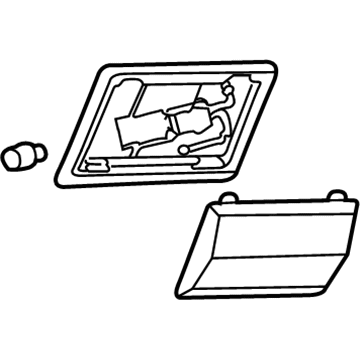 Ford F37Z-13776-A Map Lamp Assembly