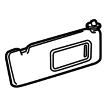 Toyota 74310-35870-B0 Sunvisor