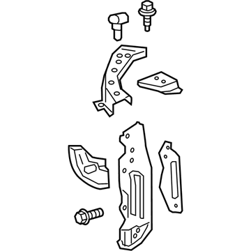 Lexus 53202-24901 Support Sub-Assy, Radiator