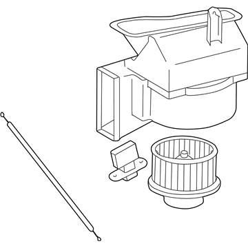 Toyota 87130-06050 Blower Assembly