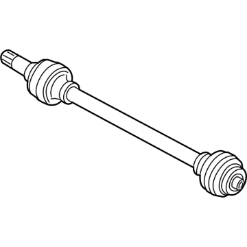 BMW 33-20-8-487-533 OUTPUT SHAFT, REAR LEFT