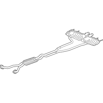 GM 20790862 Exhaust Muffler Assembly (W/ Resonator, Exhaust & Tail Pipe)
