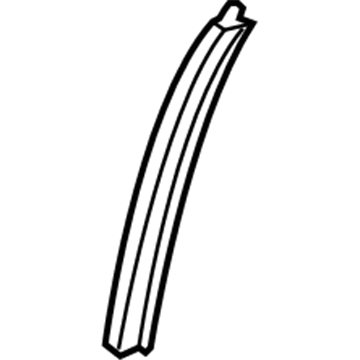 Nissan 80836-1EA0A Weatherstrip-Door, Lower Front RH