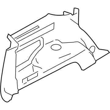 Ford 6L2Z-7831012-DAB Lower Trim Panel