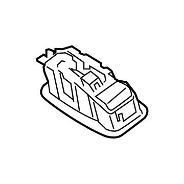 Hyundai 92892-3S000-MMH Vanity Lamp Assembly, Right