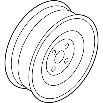 Nissan 40300-3BA7A Spare Tire Wheel Assembly