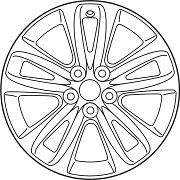 Lexus 42611-76130 Wheel, Disc