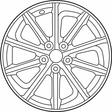 Lexus 42611-76061 Wheel, Disc