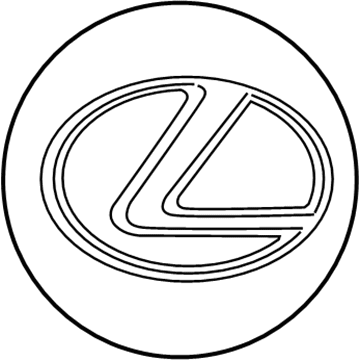 Lexus 42603-76010 Ornament Sub-Assy, Wheel Hub