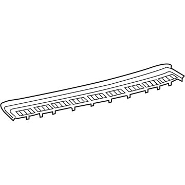 Lexus 52162-60110 Plate, Rear Bumper, No
